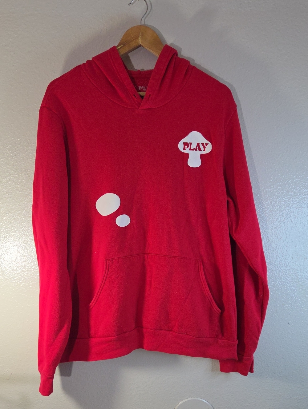 Katy Perry PLAY Mushroom Pullover Hoodie Red XL Las Vegas Residency